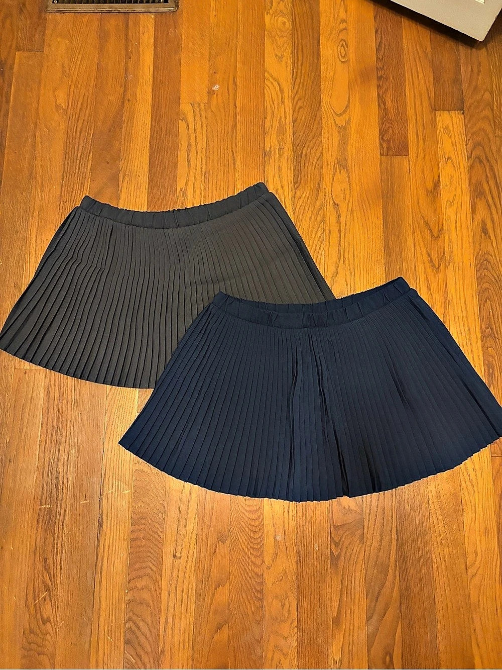 No Boundaries Pleated Tennis Skirt / Skort Blue & Black